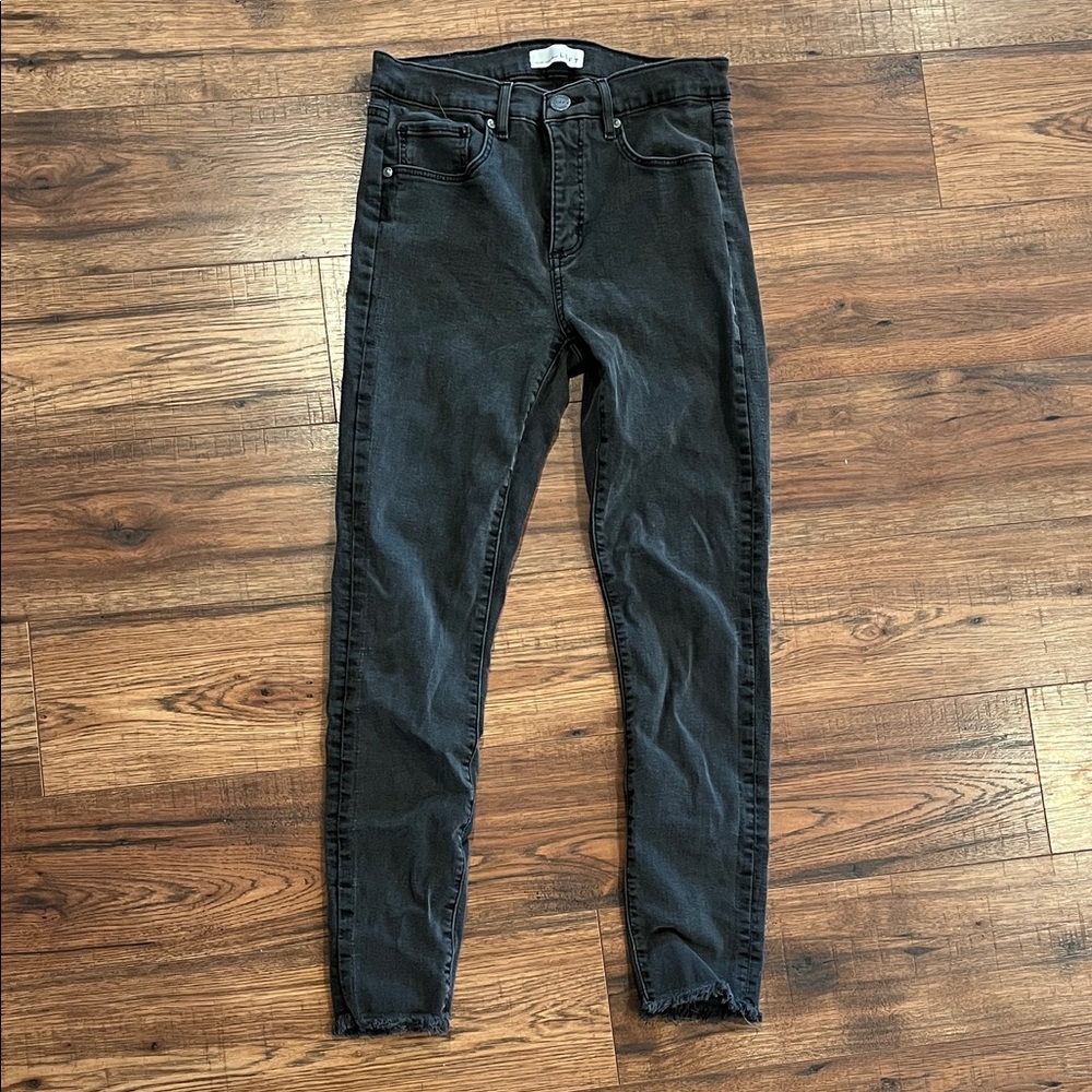 LOFT Black Stretch Skinny Jeans